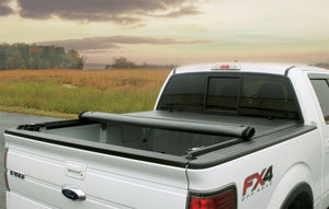 Lund 22 Toyota Tundra 5.7ft Bed Genesis Roll Up Tonneau (Incl. Utility Track Bracket Kit) Vinyl -Blk