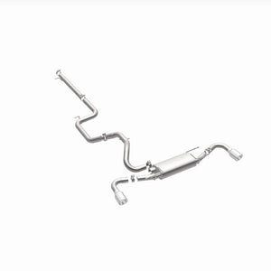 MagnaFlow 10-12 Mazda 3 L4 2.5L Hatchback Split Rear Exit Stainless Cat Back Performance Exhaust