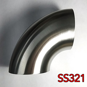 Stainless Bros 3in SS321 90 Deg Mandrel Bend Elbow - 1D Radius 16GA/.065in Wall (No Leg)