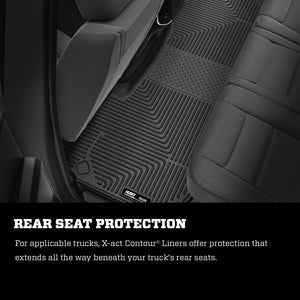 Husky Liners 22-23 Lexus LX600 X-Act Contour Black Second Row Floor Liners