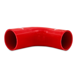 Mishimoto Silicone Reducer Coupler 90 Degree 3in to 3.25in - Red