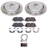 Power Stop 06-13 Land Rover Range Rover Sport Rear Semi-Coated Rotor Kit