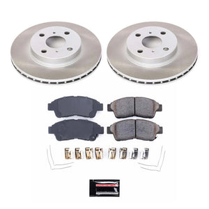 Power Stop 93-97 Toyota Corolla Front Semi-Coated Rotor Kit