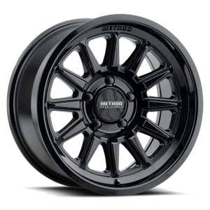 Method MR323 17x8.5 / 8x180 BP / 0ET / 4.72in BS / 130.81mm CB - Gloss Black Wheel