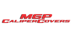 MGP 4 Caliper Covers Engraved Front Rear JEEP Logo Engraved Red Finish Silver Characters