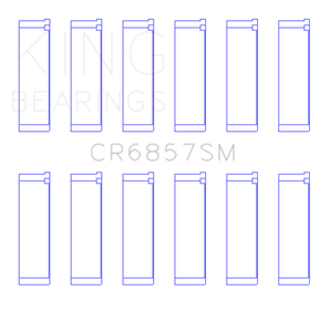 King Engine Bearings Chrysler Pentastar 3.6L Erb V6 (Size +0.25mm) Connecting Rod Bearing Set