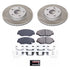 Power Stop 13-14 Honda Fit Front Semi-Coated Rotor Kit