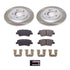 Power Stop 17-20 Kia Soul EV Rear Semi-Coated Rotor Kit