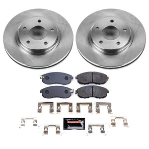 Power Stop 00-01 Infiniti I30 Front Track Day Brake Kit