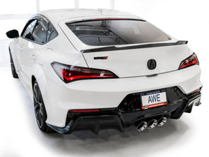 AWE Tuning 2024 Acura Integra Type S DE5 FWD Track Edition Exhaust w/ Triple Chrome Silver Tips