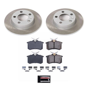 Power Stop 00-06 Audi TT Rear Semi-Coated Rotor Kit