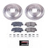 Power Stop 17-22 Kia Sportage Rear Semi-Coated Rotor Kit