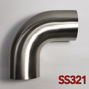 Stainless Bros 1.88in SS321 90 Deg Mandrel Bend Elbow - 1D Radius 16GA/.065in Wall (Leg)