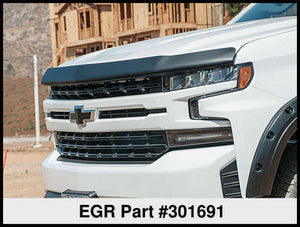 EGR 2019 Chevy 1500 Super Guard Hood Guard - Dark Smoke