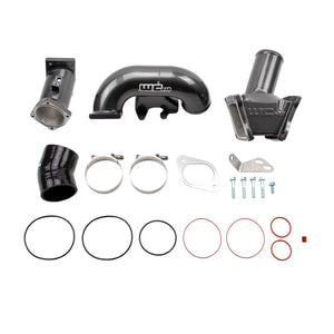 Wehrli 2007.5-2010 LMM Duramax High Flow 3in Y-Bridge Kit- WCFab Grey