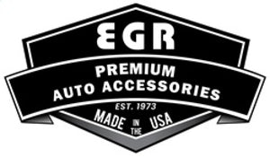 EGR 2019 Chevy 1500 Crew Cab In-Channel Window Visors - Matte