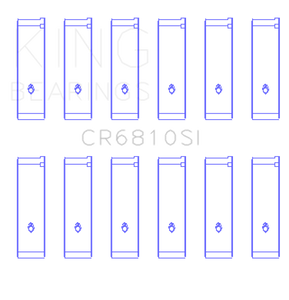 King Engine Bearings Chrysler 215 (Size +0.50mm) Connecting Rod Bearing Set