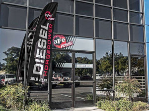 aFe Diesel Horspower Sold Here 12ft x 2.5ft Banner