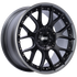 BBS CH-RII 22x9.5 5x112 ET22 / 66.5 CB Satin Black Center Platinum Lip SS Rim Protector Wheel