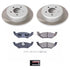 Power Stop 98-00 Plymouth Voyager Rear Semi-Coated Rotor Kit