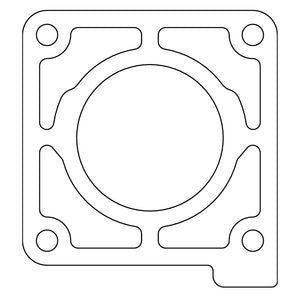 Cometic Ford 302 5.0L  .031in Fiber Throttle Body Gasket - 1986-1993