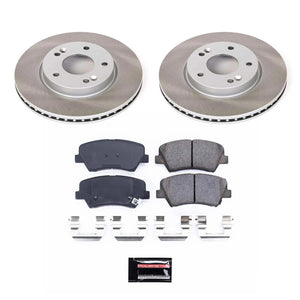 Power Stop 14-16 Kia Forte5 Front Semi-Coated Rotor Kit