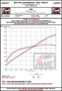 AWE 2024 Ford Mustang GT Fastback S650 RWD Touring-to-Track Conversion Kit