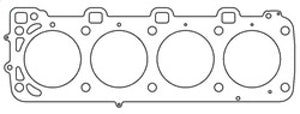 Cometic Porsche M28.41/M28.42/M28.43/M28.44/M28.45 .040in MLS Cylinder Head Gasket-100mm Bore-RHS