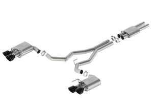 Ford Racing 2024 Mustang Dark Horse 5.0L Cat-Back Sport Active Exhaust - Black Tip