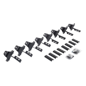 Go Rhino 20-22 Jeep Glatiador JT 4DR Mounting Brackets (V-Series V3/RB10 Slim/RB20 Slim) - Tex. Blk