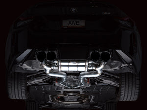AWE 22-24 Audi 8Y S3 Touring Edition Exhaust - Diamond Black Tips