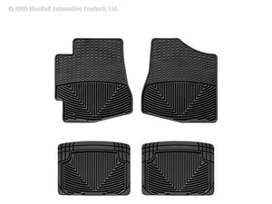 WT Rubber Mats - Rear - Blk