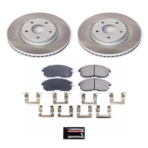 Power Stop 2019 Nissan Sentra Front Semi-Coated Rotor Kit