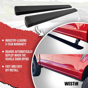 Westin 15-25 Chevrolet Colorado/Canyon Crew Cab Pro-e Electric Running Boards - Textured Black