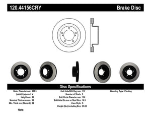 Stoptech Performance Brake Rotor 13-15 Toyota Sequoia/Tundra