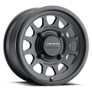 Method MR414 Bead Grip 15x10 / 6+4/25mm Offset / 5x4.5 / 76mm CB Matte Black Wheel