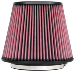 K&N Universal Clamp-On Air Filter 7in x 5-3/16in Flange 10in x 6-1/4in B 6-3/4in x 4-1/2in T 8in H