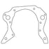 Cometic Ford 302/351W V8 Timing Cover Gasket .031in Fiber - 10 Pack