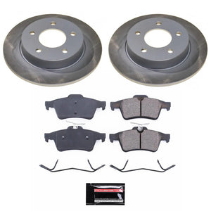 Power Stop 06-13 Mazda 3 Rear Semi-Coated Rotor Kit