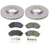 Power Stop 22-23 Ford E-Transit Front Z17 Coated Brake Kit