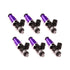 Injector Dynamics 1750-XDS - 60mm Length - 14mm Purple Top - Denso Lower Cushion (Set of 6)