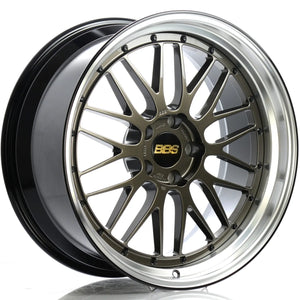 BBS LM 19x11 5x120 ET37 PFS Selenite Bronze Center / Diamond Cut Lip Wheel - 82mm PFS/Clip Required