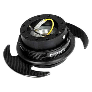 NRG Quick Release Kit Gen 3.0 - Black Body / Carbon Fiber Ring w/ Carbon Fiber Handles