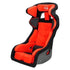 NRG FIA Competition Seat w/ Head Containment & Comp Fabric FIA homologated Velcro Paddings Small