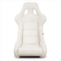 NRG FRP Bucket Seat White Vinyl Material (Large)