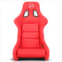 NRG FRP Fiber Glass Bucket Seat (Red) - XLarge