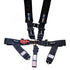 NRG SFI 16.1 5PT 3in Seat Belt Harness / Latch Link - Black