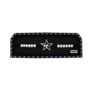 RBP RX-3 Midnight Edition Black LED Bar Grille (Studded) 15-17 Ford F-150 (All Models)