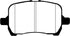 EBC 04-06 Chevrolet Cobalt 2.0 Supercharged Greenstuff Front Brake Pads