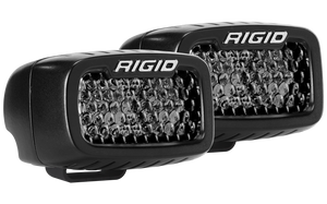 Rigid Industries SR-M Series PRO Midnight Edition - Spot - Diffused - Pair